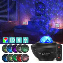 Projector STARS LED / Disco with bluetooth speaker + remote control + USB BTM0504-B / HD-SPL white