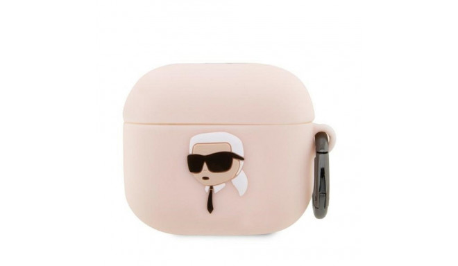 KARL LAGERFELD case for APPLE Airpods 3 KLA3RUNIKP (3D Sil NFT Karl) pink