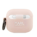 Original case KARL LAGERFELD KLA3RUNIKP for Apple Airpods 3 (3D Sil NFT Karl / pink)