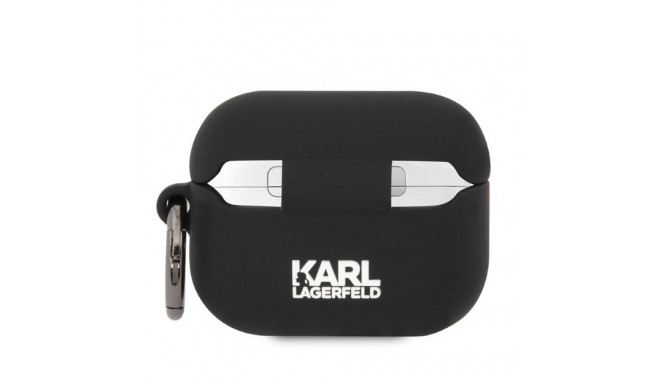 KARL LAGERFELD case for APPLE Airpods Pro KLAPRUNCHK (3D Sil NFT Choupette) black