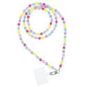 COLORFUL pendant for the phone / cord length 120cm (60cm in the loop) / on neck - multicolor COLORFUL pendant for the phone / cord length 120cm (60cm in the loop) / on neck - multicolor