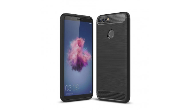 CARBON case for HUAWEI P Smart black