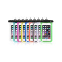Waterproof bag for mobile phone with plastic closing, black