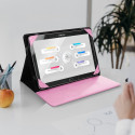 Blun universal case for tablets 10" pink (UNT)