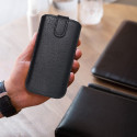 Kaitseümbris Slim Kora 2 Samsung Galaxy S10/Note 10/J3 2017/Sony Xperia Z3/Z4/Z5 Huawei P30/P9/P9 Lite, must