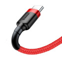 BASEUS cable USB Cafule to Type C 2A CATKLF-C09 2m Red