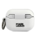 Original  case KARL LAGERFELD KLACAPSILGLWH for Apple Airpods Pro white