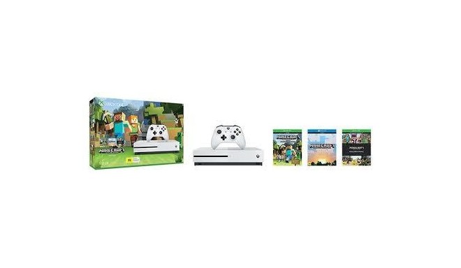 Xbox One S 500GB + Minecraft