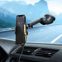 FORCELL car holder with wireless charging automatic sensor + magnetic adapters HS1 15W gold