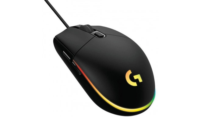 MOUSE USB OPTICAL G203/BLACK 910-005796 LOGITECH