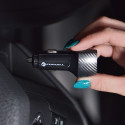 FORCELL CARBON car charger Type C 3.0 PD20W CC50-1C black (Total 20W)