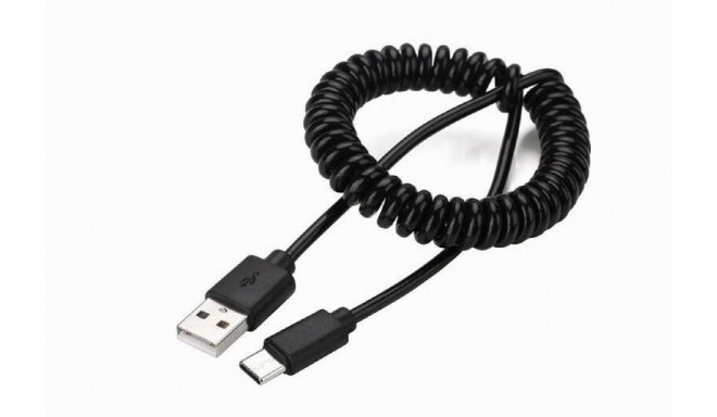 CABLE USB2 TO USB-C COILED/1.8M CC-USB2C-AMCM-6 GEMBIRD