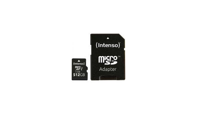 MEMORY MICRO SDXC 512GB UHS-I/W/ADAPTER 3423493 INTENSO