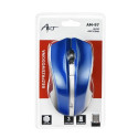 Art Optical wireless mouse USB AM-97 blue