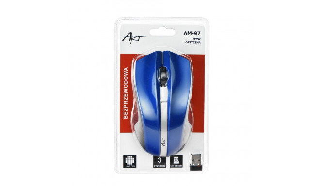 ART wireless computer mouse 2,4G 1000 dpi AM-97 blue