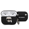 Original  case KARL LAGERFELD KLACAPSILGLBK for Apple Airpods Pro black