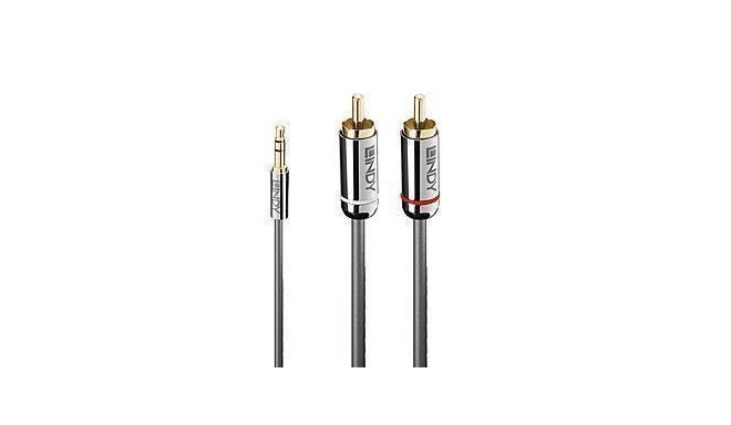 LINDY CABLE AUDIO 3.5MM TO PHONO/0.5M 35332