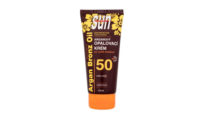 Vivaco Sun Argan Bronz Oil Tanning Cream (100ml)