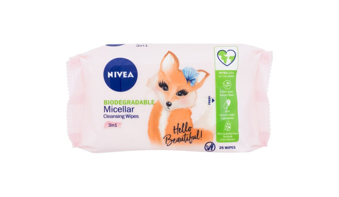 Nivea Cleansing Wipes Micellar (25ml)