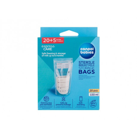 Canpol babies Express Care Sterile Breast Milk Storage Bags (1ml)