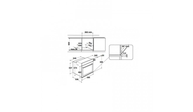 Hotpoint-Ariston built-in oven FI6861SHWH