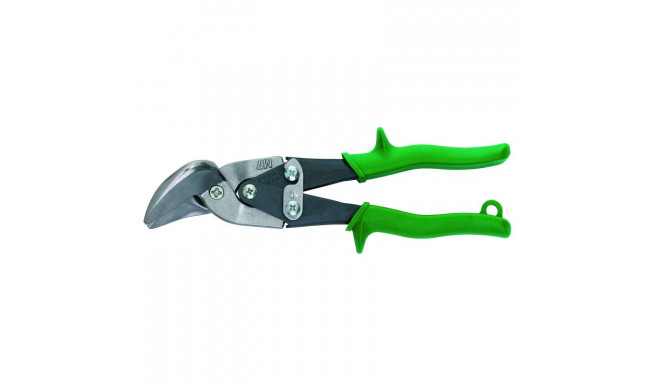 Freund Midwest gear-operated sheet metal shears – right-handed, 225mm blade, ergonomic handle, high-