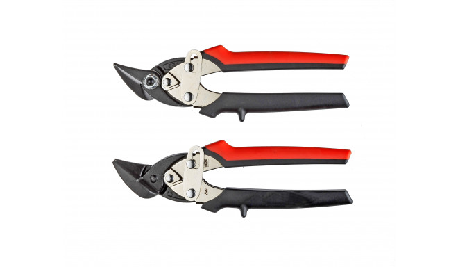 Offset cutting snips Mini 180mm HRC 61 (left)