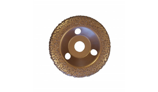 Hemiellipsoidal Grit 24 Medium Gold tungsten carbide universal abrasive disc - ABRADISC Ø125