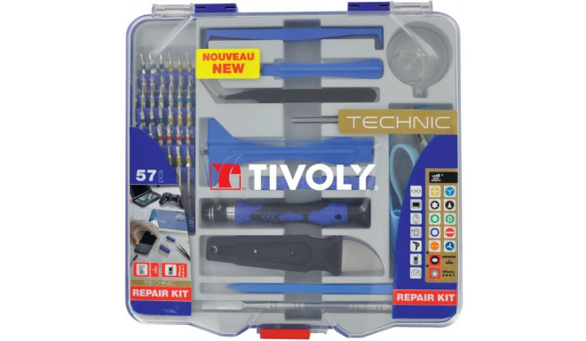 Tool set for smartphone and tablet repair 57 pcs