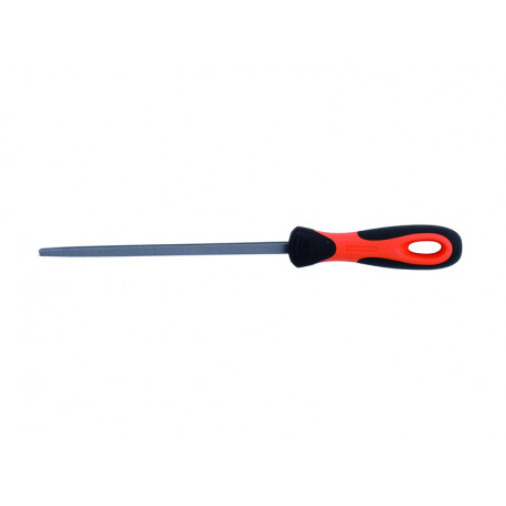 Bahco nelikantviil square file – 200 mm fine second cut, tapered tip, ERGO™ ergonomic handle, harden