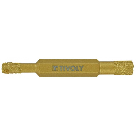 Diamond drill bit with paraffin for tiles, heavy duty Ø6/8mm