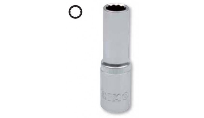 Irimo dubultā sešstūra muciņa 10mm, dziļā, 1/2", blisterī