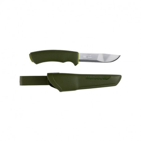 Morakniv Bushcraft Forest Knife – 2.5mm Stainless Steel Blade, Green Handle