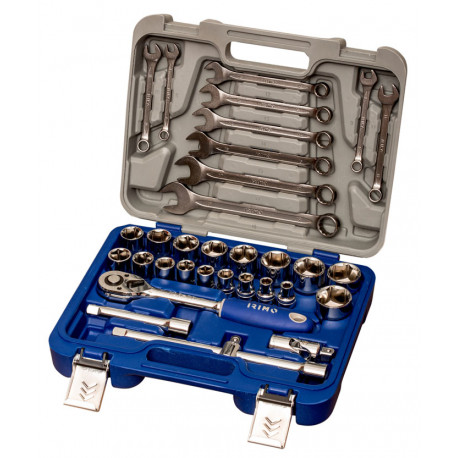 Irimo padrunvõtmete komplekt – 1/2" käepide, 33 osa, padrunid 8-32 mm, võtmed 8-19 mm