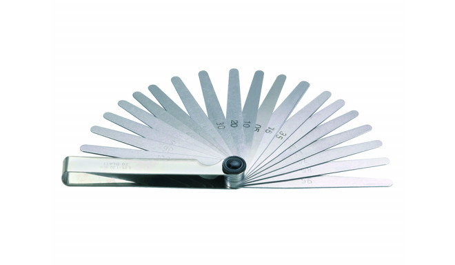 Professional feeler gauge 0,05-1,0mm with 20 blades