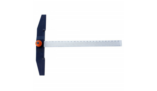 Edma drywall marking and cutting square – up to 62 cm length, precision tool for gypsum board