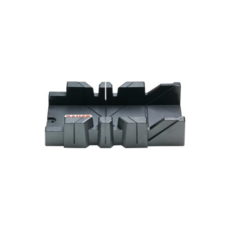 Bahco plastic cutting box – 45°, 90°, 135° angle guides, 300x100x50mm, durable plastic