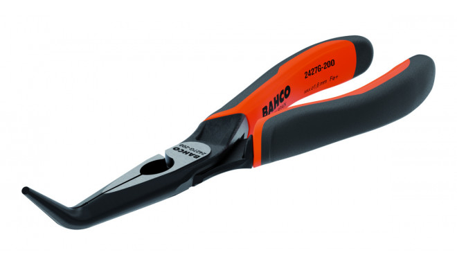 Snipe nose pliers Ergo with 60° bent tip 200mm