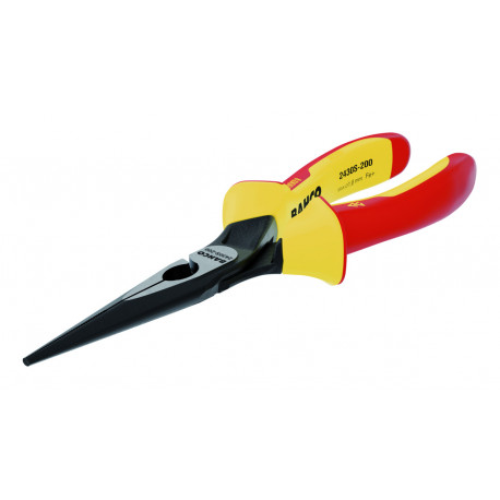 Insulated snipe nose pliers 160mm 1000V VDE