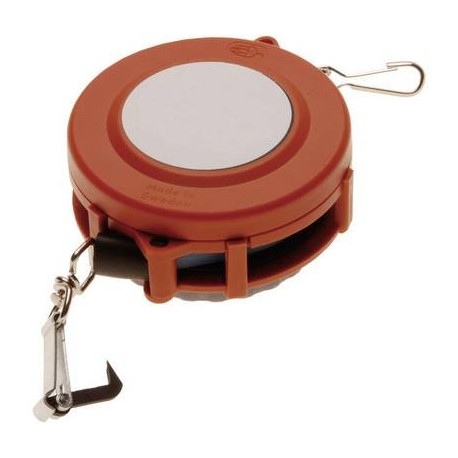 Bahco mõõdulint – 15 m teraslint, plastkorpus, konks, vööklamber, kahepoolne skaala