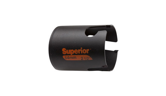 Multi construction holesaw Superior 57mm with carbide tips, depth 71mm