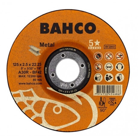 Cutting disc A30R T42 125x2.5x22.23mm (25pcs)