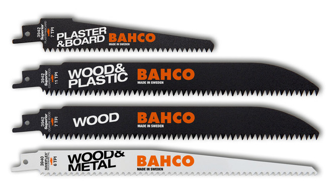 Reciprocating sawblades Sandflex bimetal and HCS WOOD set  5 pcs for wood