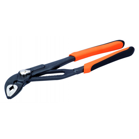 Bahco slip joint water pump pliers – quick-adjust, 250 mm, max jaw 61 mm, alloy steel, ergonomic han