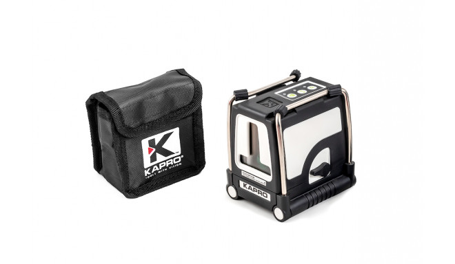 Kapro 872G cross-line laser with green beam and foldable legs