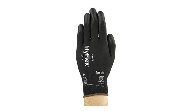 Safety gloves Ansell HyFlex® 48-101, size 8. Retail pack