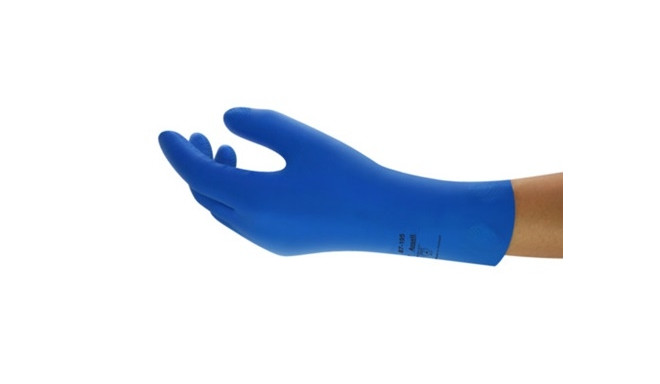 Latex chemical gloves Ansell AlphaTec 87-195, size 8 (12pcs)