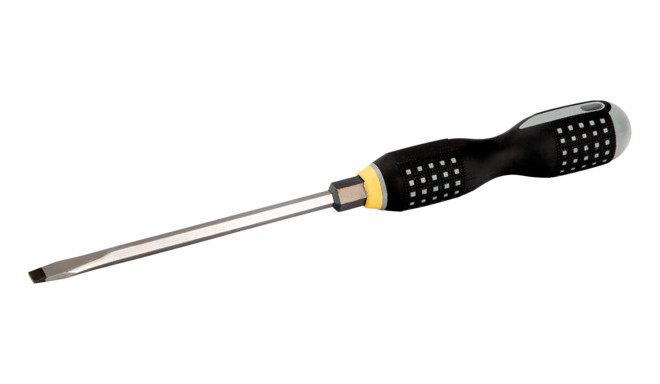 Screwdriver ERGO™ slotted with 14mm hex shank 1.6x8.0x175mm flat