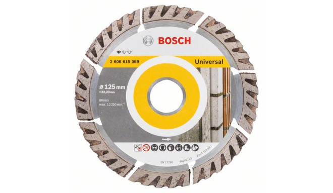 Bosch diamond disc 125x2x22.23mm, segment