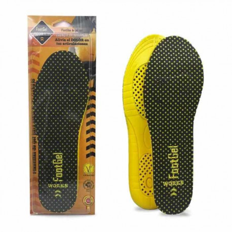 Insoles Footgel Works, orange,size 35-38